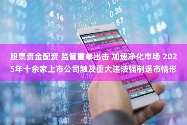 股票资金配资 监管重拳出击 加速净化市场 2025年十余家上市公司触及重大违法强制退市情形