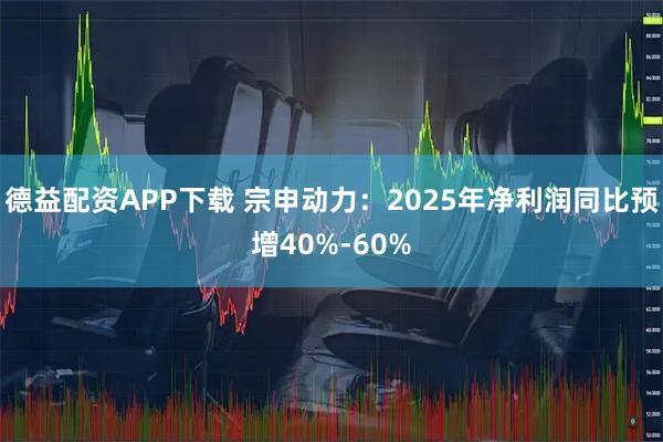 德益配资APP下载 宗申动力：2025年净利润同比预增40%-60%